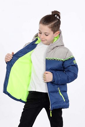 کاپشن آبی بچه گانه پنبه پلی استر VODENS - کد 766555278
