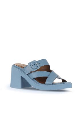 دمپائی آبی زنانه چرم خالص Bueno Shoes - کد 833666457