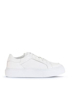 کفش اسنیکر سفید زنانه چرم اصل Bueno Shoes - کد 859542260