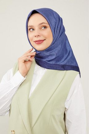 روسری سرمه ای İpek Jakar Levidor - کد 823686057