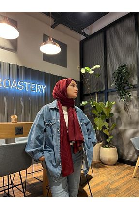 شال زرشکی زنانه ARMANDA - کد 790081124