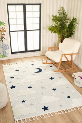 فرش بچه گانه بژ پلی پروپیلن venucci home & living - کد 860904916