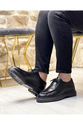 کفش کژوال مشکی مردانه چرم خالص ByItallanoshoes - کد 459218146