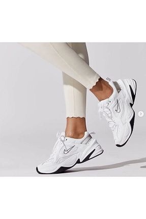 کفش اسنیکر سفید زنانه چرم اصل Nike - کد 784601780