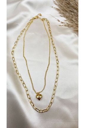 گردنبند جواهر طلائی زنانه Eylülün Takısı - کد 842863008