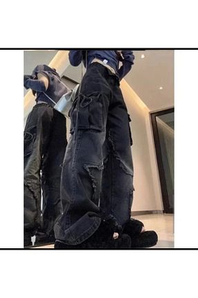 شلوار مشکی زنانه پنبه ای DENİKK - کد 860497980
