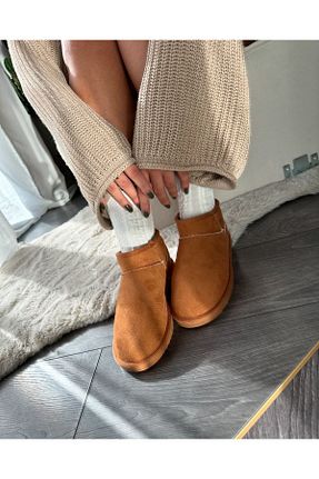 بوت خانگی قهوه ای زنانه جیر AGshoes - کد 860665539