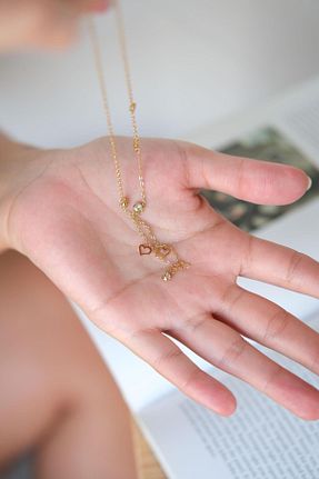 گردنبند استیل ( فولاد ) طلائی استیل (فولاد) CANMODA - کد 860736568