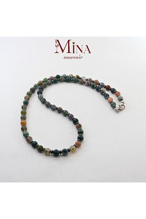 گردنبند جواهر آبی زنانه سنگ طبیعی Mina Souvenir - کد 860740620