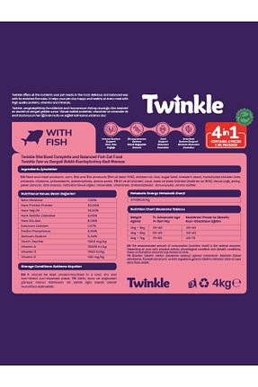 غذای خشک گربه Evet Twinkle - کد 860742157