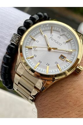 ساعت مچی طلائی مردانه 41-46 میلی متر Ferrucci - کد 860815855