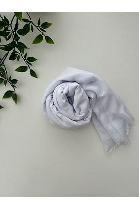 شال سفید زنانه پنبه ای Fureya - کد 860623629