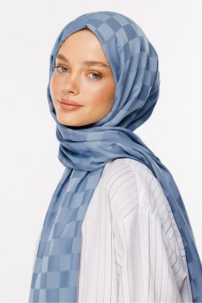 شال آبی زنانه پنبه ای Mooncorn - کد 860669606