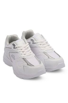 کفش اسنیکر سفید زنانه بند دار Slazenger - کد 860706496