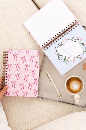سر رسید صورتی Spiralli Matt Notebook - کد 860724009