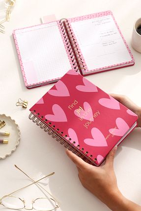 سر رسید زرشکی Spiralli Matt Notebook - کد 860724019