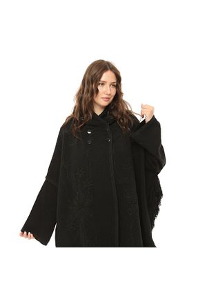 پانچو مشکی زنانه MODASEMİN - کد 860549561