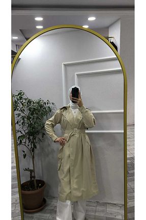ترنچکت بژ زنانه پلی استر Sıla Butik - کد 860690011