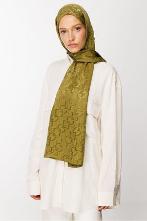 شال سبز زنانه پنبه پلی استر Mooncorn - کد 860665598