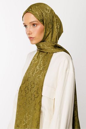 شال سبز زنانه پنبه پلی استر Mooncorn - کد 860665598
