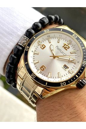 ساعت مچی طلائی مردانه 41-46 میلی متر Ferrucci - کد 860815852