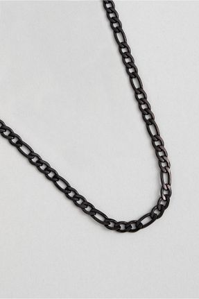 گردنبند استیل ( فولاد ) مشکی مردانه استیل ضد زنگ So Chic - کد 855988030
