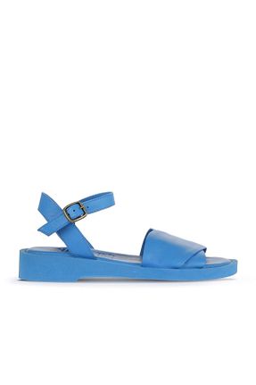 صندل فیروزه ای زنانه پاشنه تخت Bueno Shoes - کد 819490888