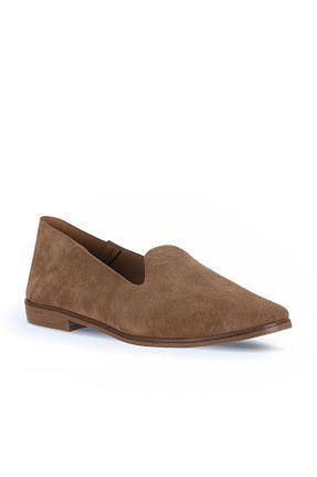 بابت قهوه ای زنانه چرم خالص Bueno Shoes - کد 851001353