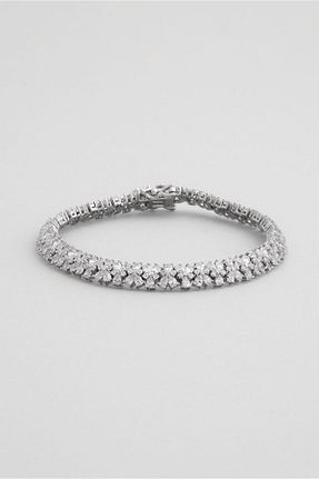 دستبند نقره سفید زنانه 925 عیار So Chic - کد 818207098