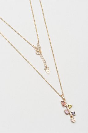 گردنبند نقره زرد زنانه 925 عیار So Chic - کد 674491439