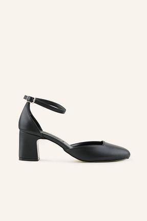 کفش مجلسی مشکی زنانه پاشنه ضخیم Marcatelli - کد 840306669