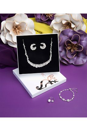 گوشواره مروارید سفید So Chic - کد 284803332