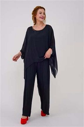 بلوز طوسی زنانه ساده Bohem Stil - کد 850786474