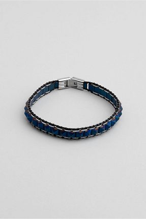 دستبند استیل (فولاد) سرمه ای مردانه استیل (فولاد) So Chic - کد 835006151