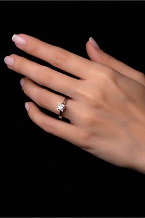 گردنبند طلا سفید زنانه 8 عیار So Chic - کد 314810132