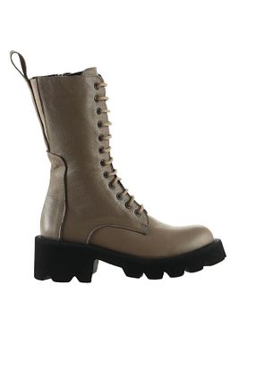 بوت / نیم بوت طوسی زنانه چرم خالص Bueno Shoes - کد 235805914