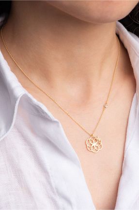 گردنبند نقره زرد زنانه 925 عیار So Chic - کد 698439212