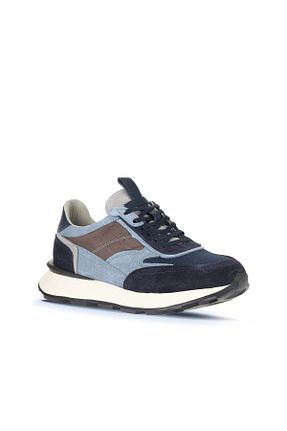 کفش اسنیکر سرمه ای مردانه چرم اصل Bueno Shoes - کد 836302721