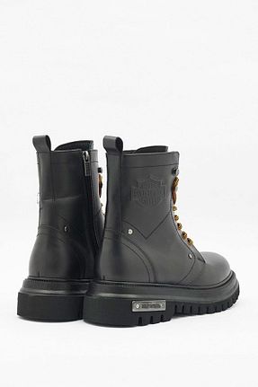 بوت / نیم بوت مشکی مردانه چرم خالص Harley Davidson - کد 754899795