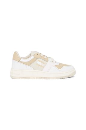 کفش اسنیکر بژ زنانه بند دار Tommy Hilfiger - کد 860687380