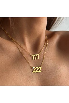 گردنبند نقره زرد زنانه 925 عیار vogutima - کد 730380689