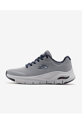 کفش پیاده روی زرشکی مردانه Skechers - کد 742741099