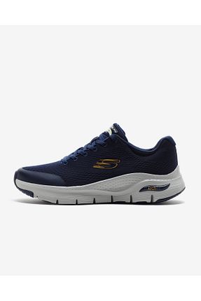 کفش اسنیکر سرمه ای مردانه بند دار Skechers - کد 754165599