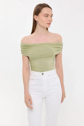 بلوز سبز زنانه ساده Hiccup - کد 859234129