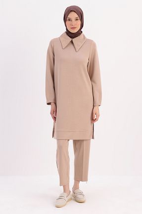 تونیک حجاب سرمه ای زنانه مخلوط ویسکون ALLDAY - کد 860863422