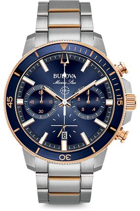 ساعت مچی سفید مردانه 45 میلی متر Bulova - کد 2673227