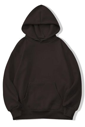 سوئیشرت قهوه ای مردانه ساده BRZ COLLECTION - کد 860904382