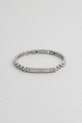 دستبند استیل (فولاد) متالیک مردانه استیل (فولاد) So CHIC GENT - کد 778656613