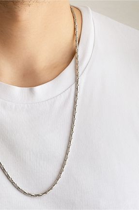 گردنبند نقره متالیک مردانه 925 عیار So Chic - کد 835543488