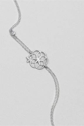دستبند نقره سفید زنانه 925 عیار So Chic - کد 759267379